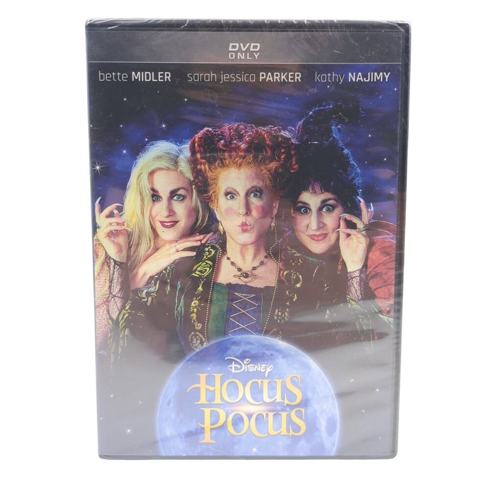 Hocus Pocus DVD 1993 Bette Midler Sarah Jessica Parker Kathy Najimy Widescreen